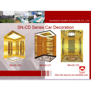 Elevator Cabin with Hairline Panel (SN-CD-170)